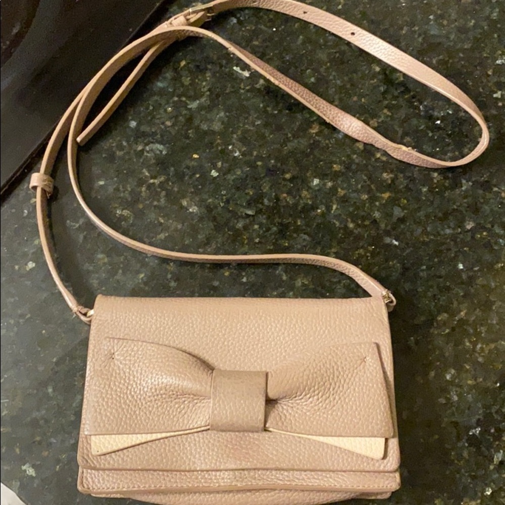 Kate spade cross body purse mauve great condition